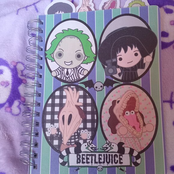 Beetlejuice Lined Notebook Journal - Picture 1 of 8